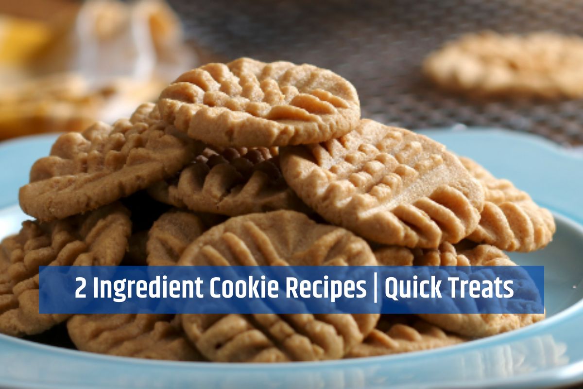 2 Ingredient Cookie Recipes | Quick Treats