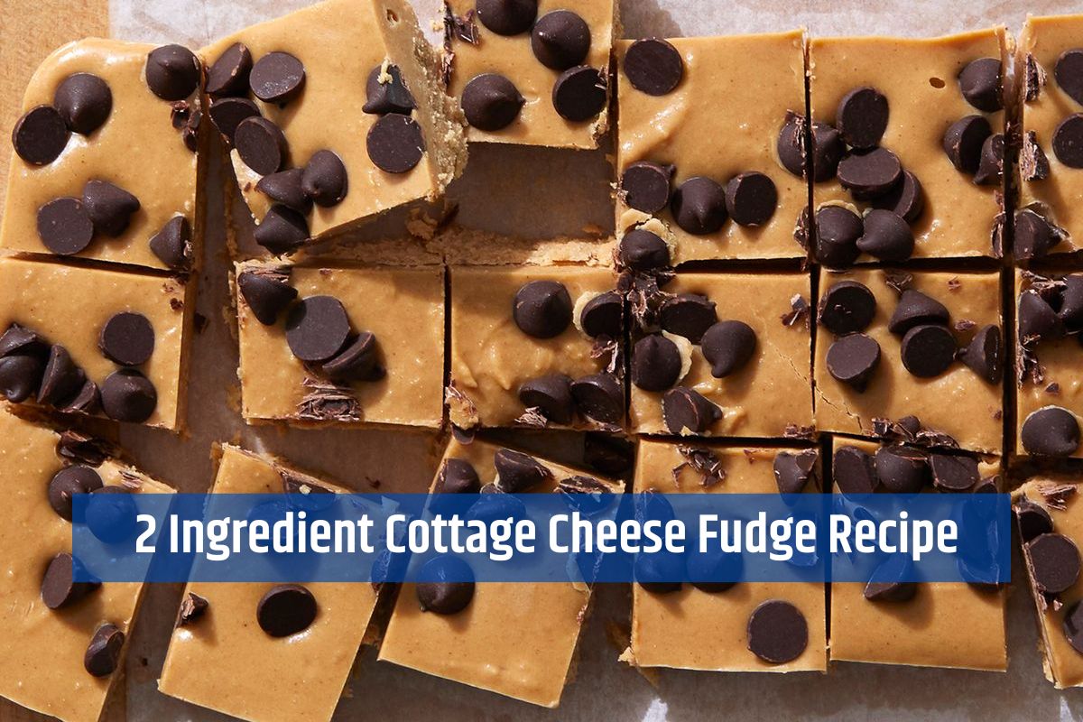 2 Ingredient Cottage Cheese Fudge Recipe