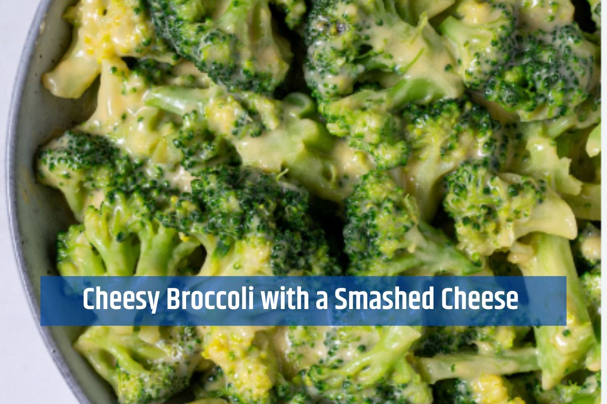 Cheesy Smashed Broccoli