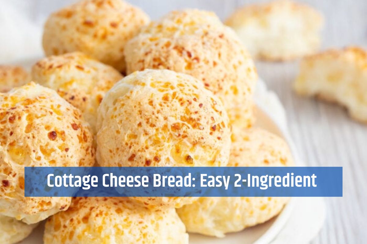 Cottage Cheese Bread: Easy 2-Ingredient Recipe