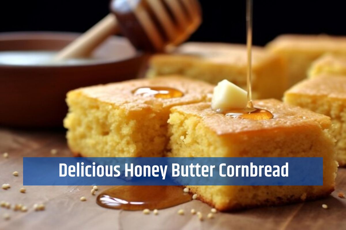 Delicious Honey Butter Cornbread