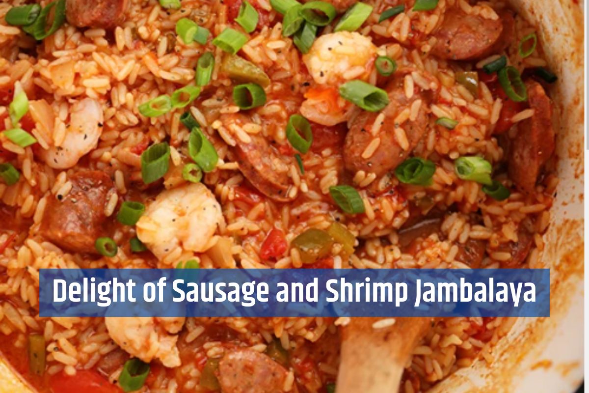 Delight of Sausage and Shrimp Jambalaya