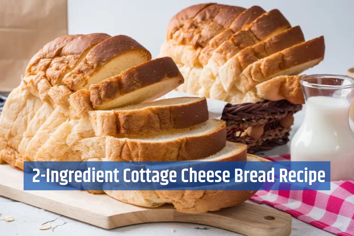 Easy 2-Ingredient Cottage Cheese Bread Recipe