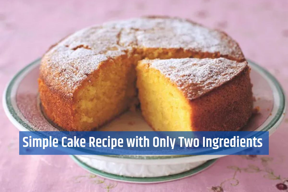 Simple Cake Recipe with Only Two Ingredients