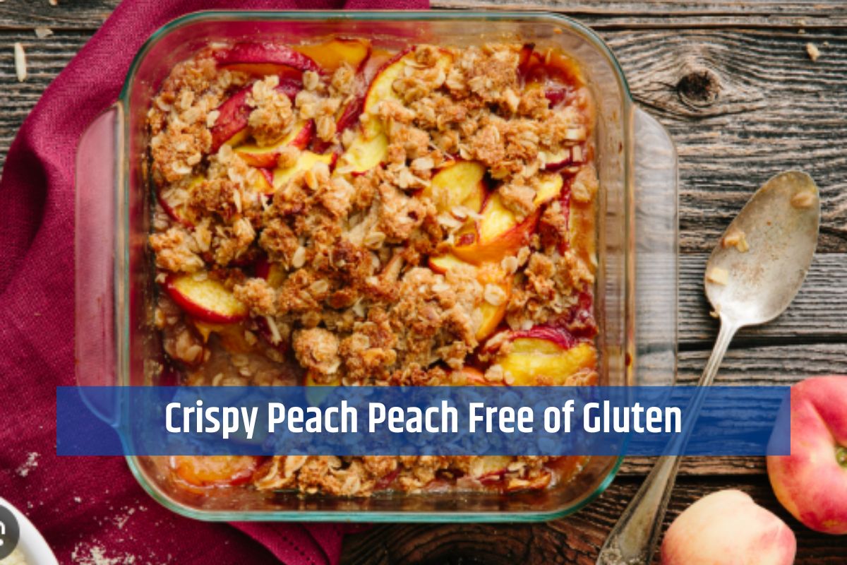Crispy Peach Peach Free of Gluten